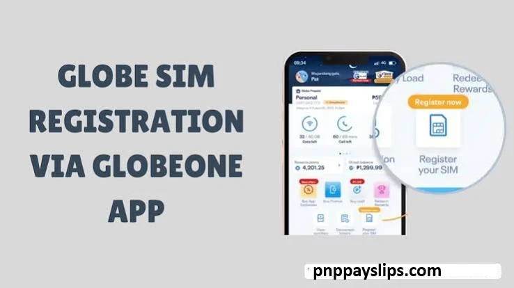 Globe SIM Registration via Globeone app