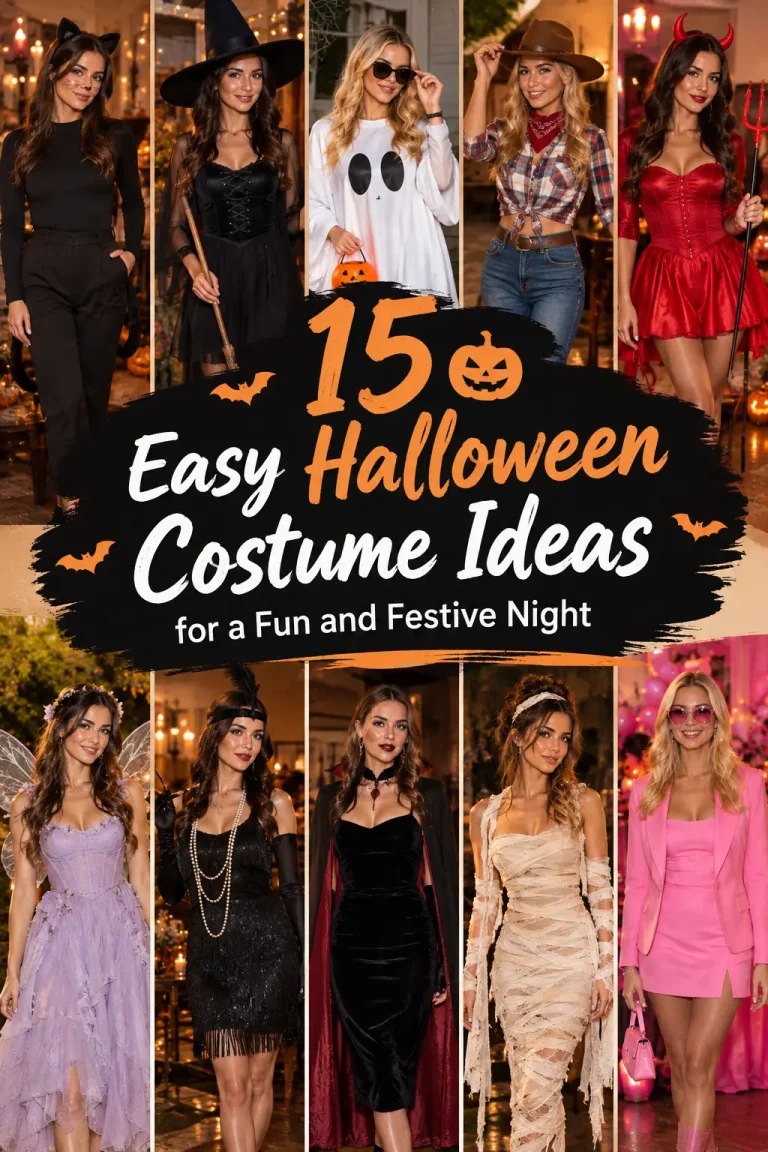 15 Easy Halloween Costume Ideas for a Fun and Festive Night