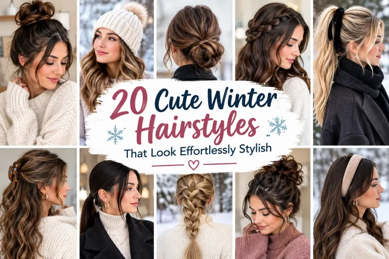 20 Cute Winter Hairstyles That Look Effortlessly Stylish