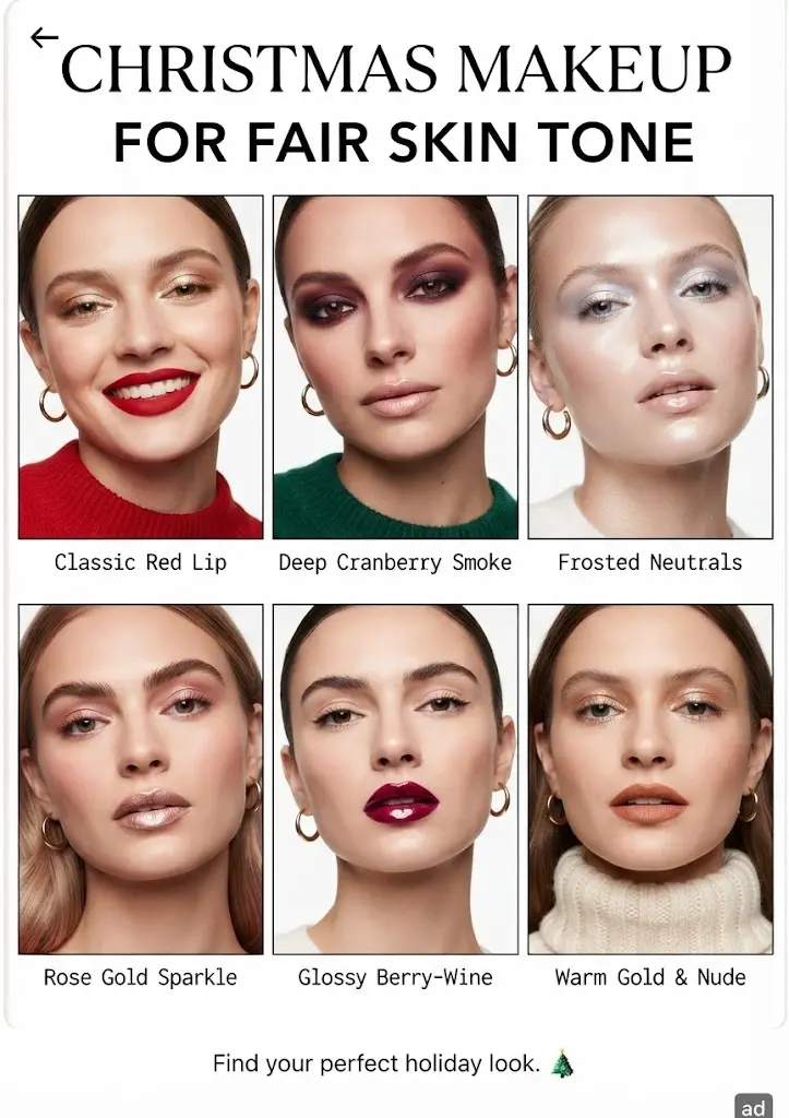 Chic Christmas Makeup Ideas