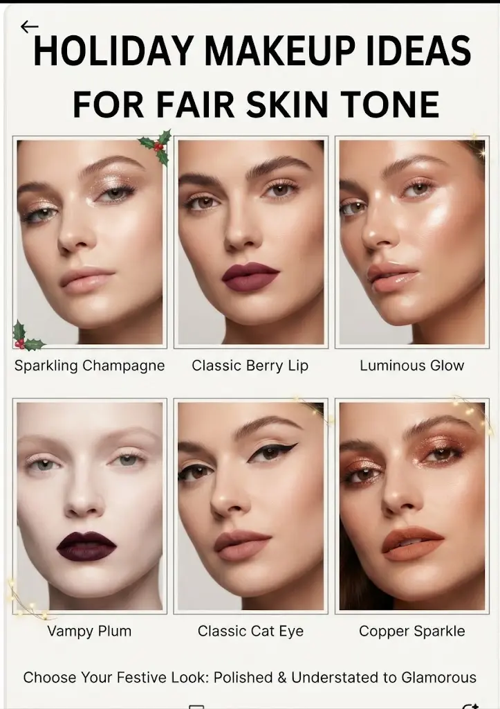 Easy Holiday Makeup Ideas