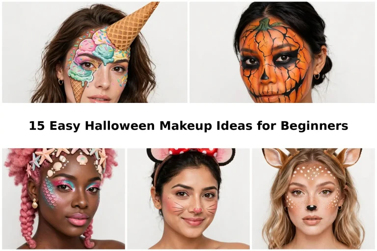 15 Easy Halloween Makeup Ideas for Beginners That Look Professional
