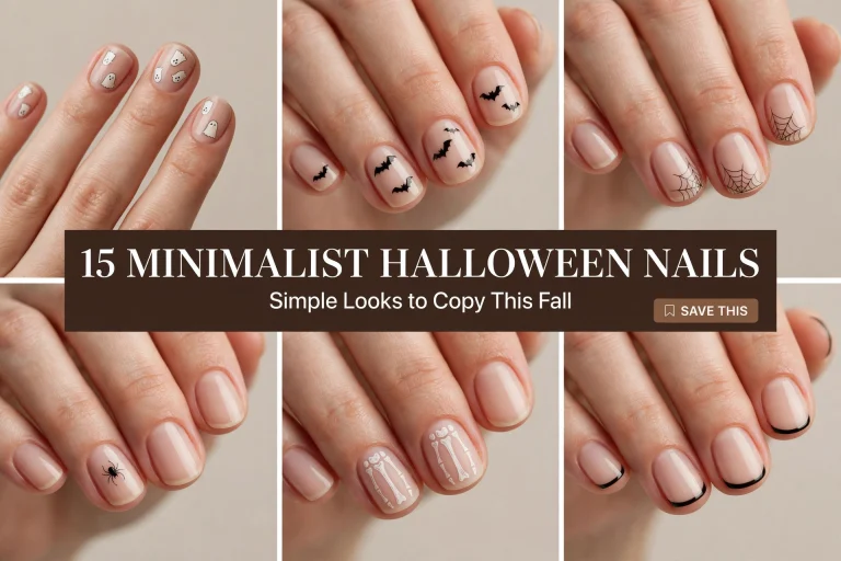 15 Minimalist Halloween Nail Ideas to Copy This Fall