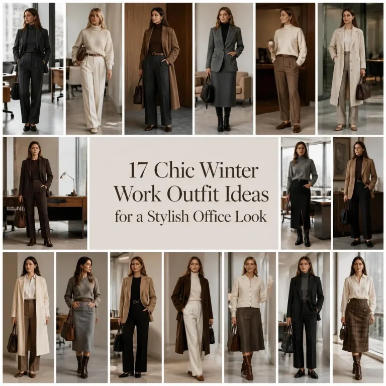 17 Chic Winter Work Outfit Ideas for a Stylish Office Look
