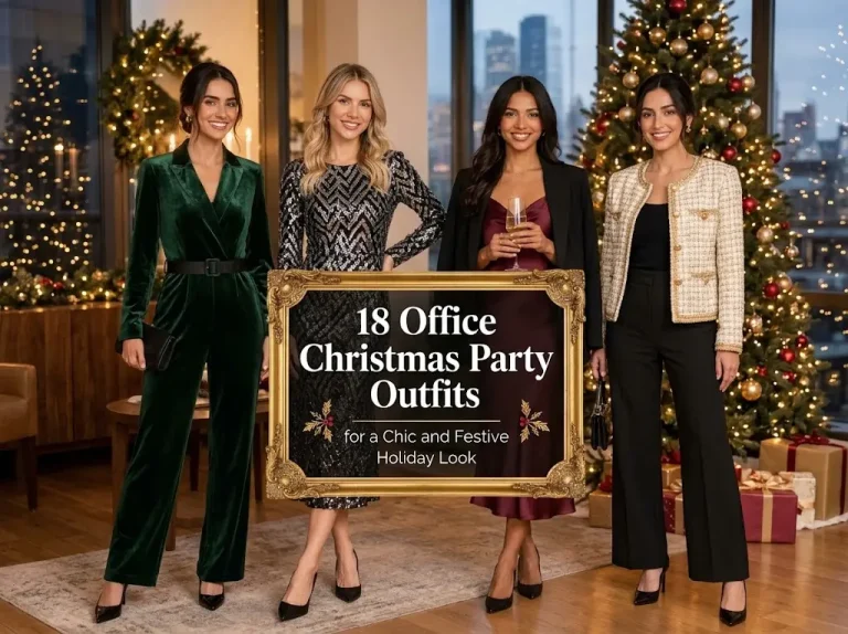 18 Office Christmas Party Outfits for a Chic and Festive Holiday Look