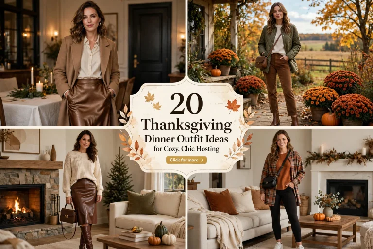 20 Stylish Thanksgiving Dinner Outfit Ideas for Every Kind of Table