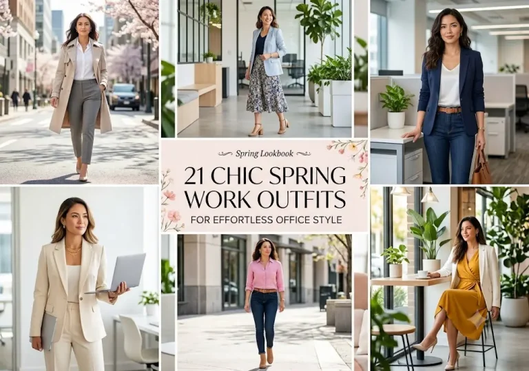 21 Chic Spring Work Outfits for Effortless Office Style