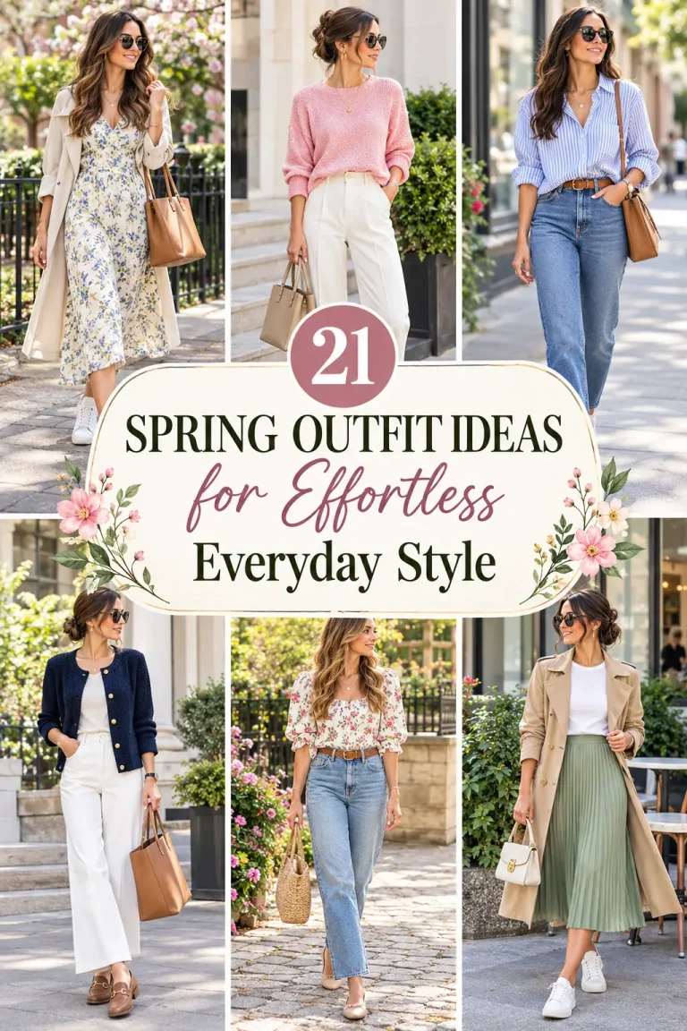 21 Spring Outfit Ideas for Effortless Everyday Style