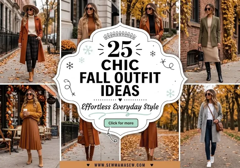 25 Chic Fall Outfit Ideas for Effortless Everyday Style