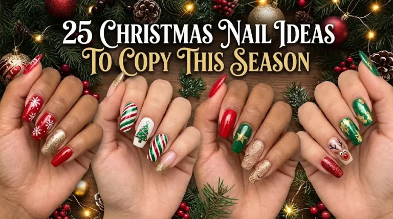 25 Christmas Nail Ideas to Copy This Season