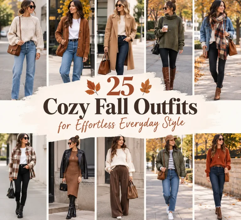 25 Cozy Fall Outfits for Effortless Everyday Style