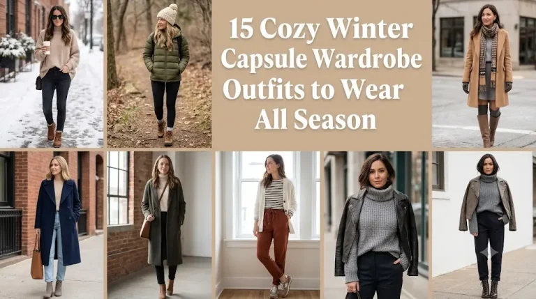 15 Cozy Winter Capsule Wardrobe Outfits to Wear All Season
